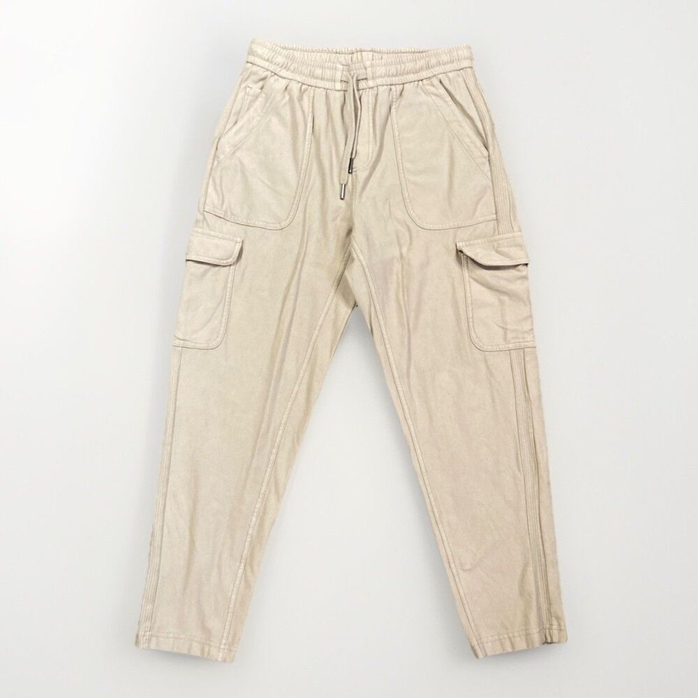 Athleta Farallon Cargo Crop Tan Good Utility Hiking Pants Size 0